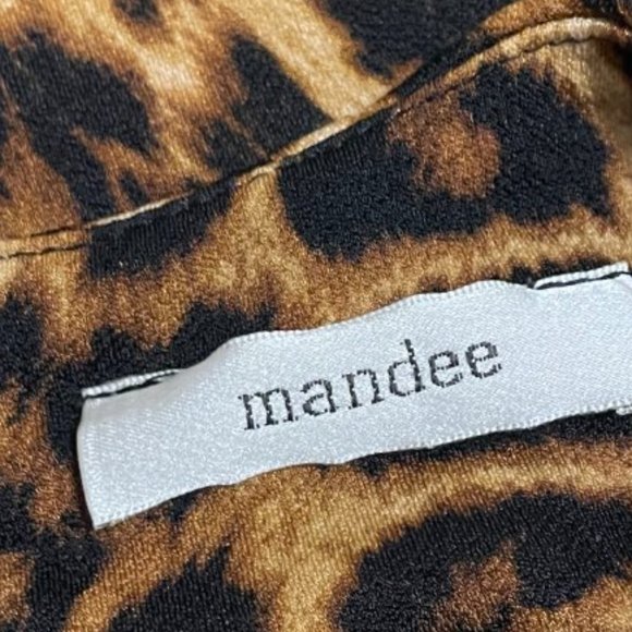 Mandee -Blouse Leopard Print Sleeveless  Size L/G - Picture 5 of 12